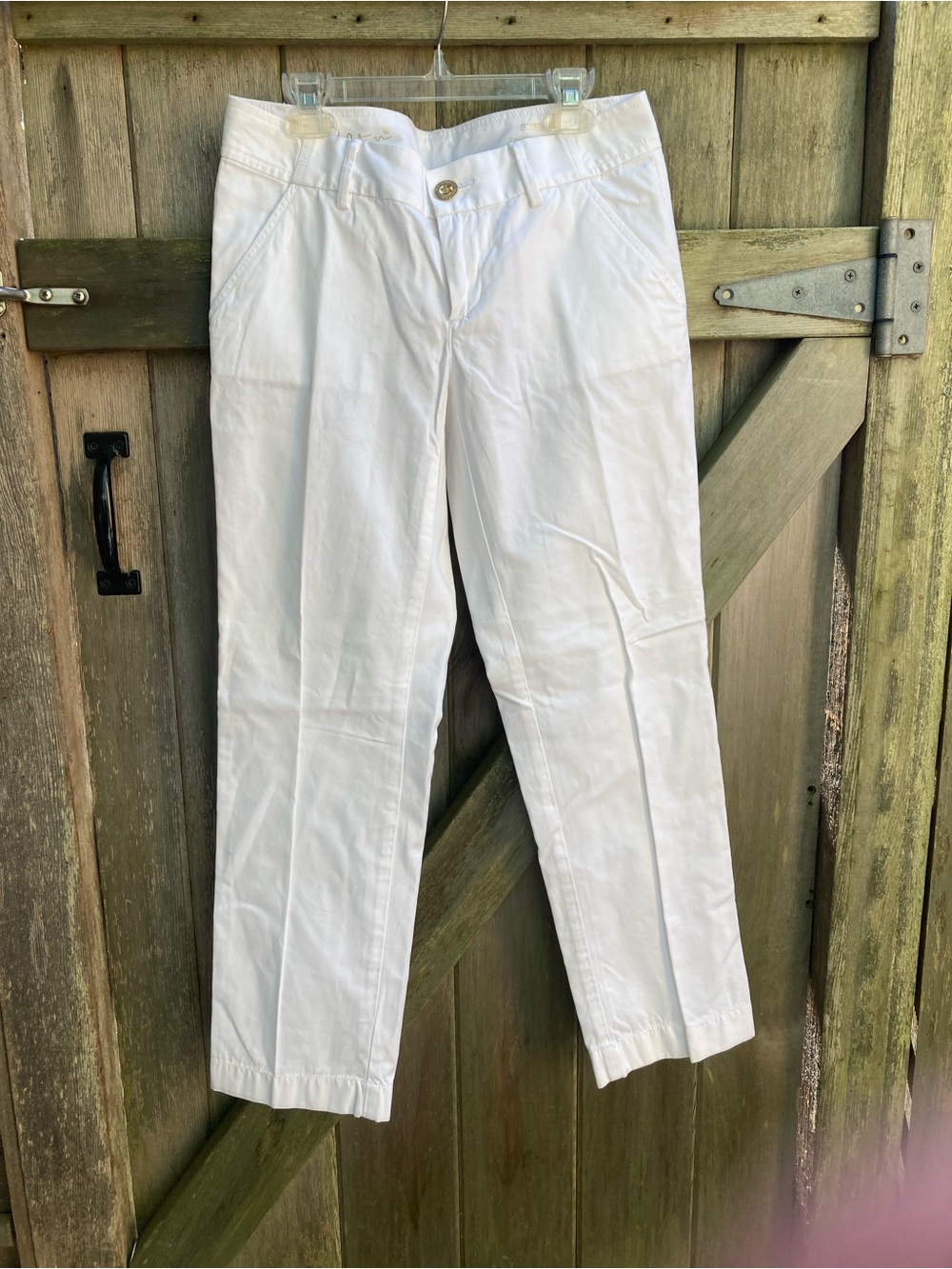 Lilly Pulitzer White Straight Leg Pants